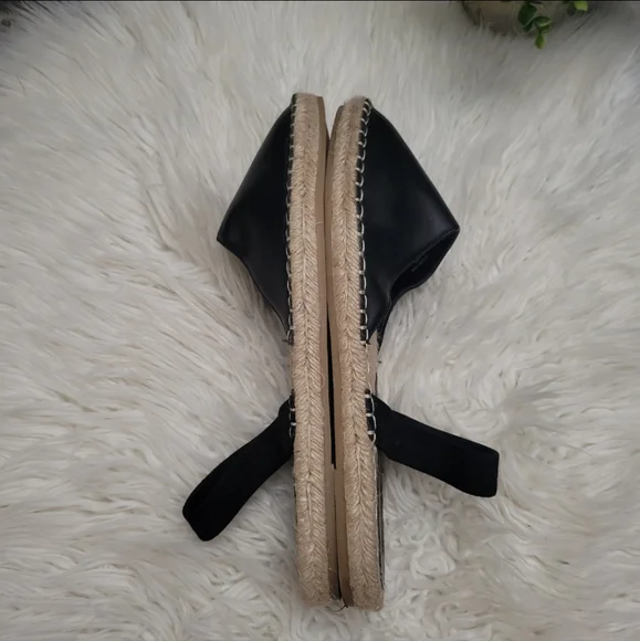 Zara Women Espadrilles Sandals Black Size 10 EUR 41 - Picture 11 of 13